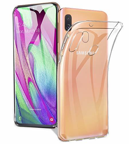 Electrónica A-VIDET Funda Samsung Galaxy A40, Cubierta Blanda de Silicona Súper Delgada Envuelto