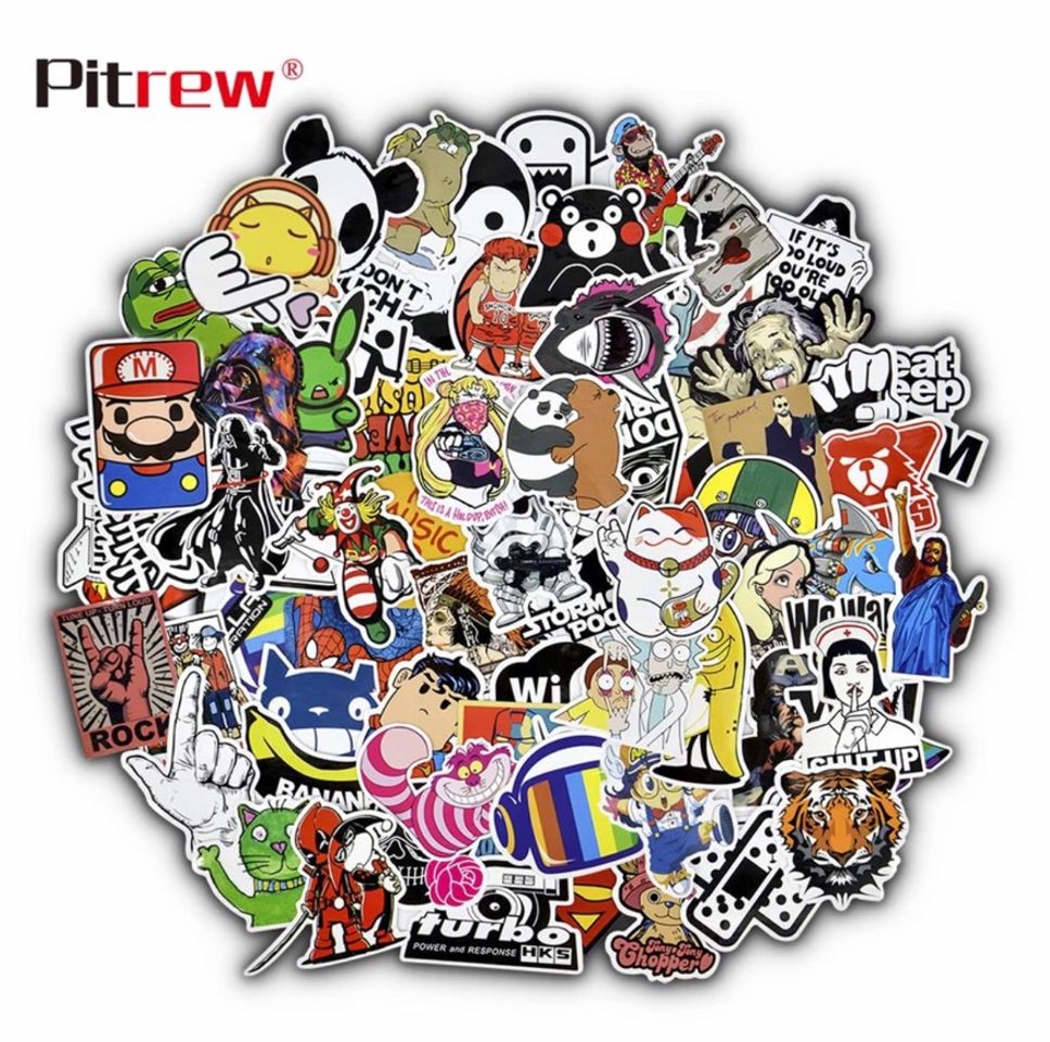 Social Pack 50 pegatinas AliExpress 