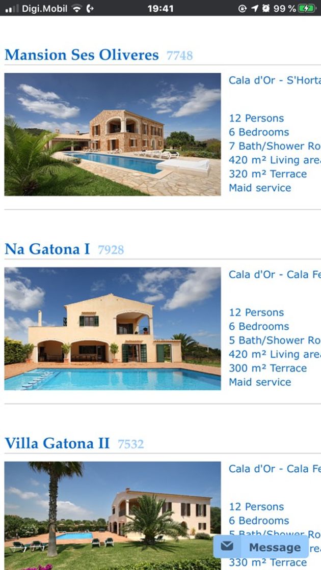 Products Villas in Mallorca Cala d'Or Santanyi