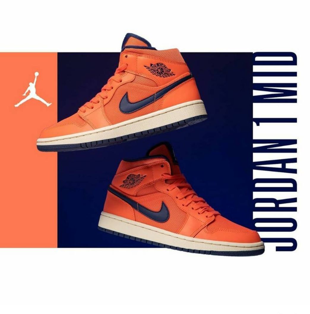 Moda Air Jordan 1 mid “Tuf Orange”