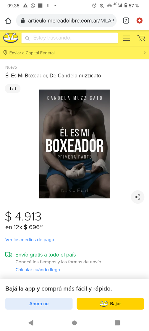 Fashion El es mi Boxeador en Mercado Libre 