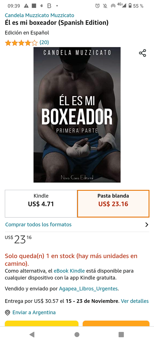 Fashion Él es mi boxeador en Amazon 