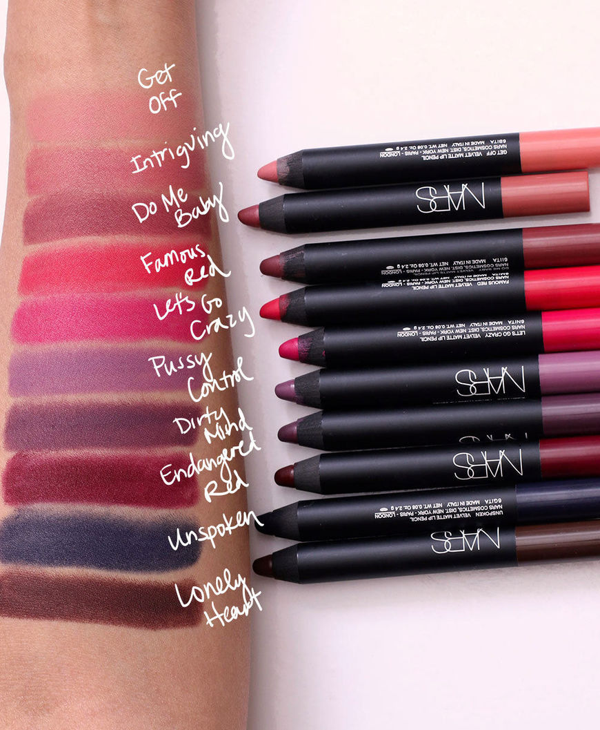 Fashion NARS Lip Pencils - Satin, Velvet, Velvet Matte, Lip Liner