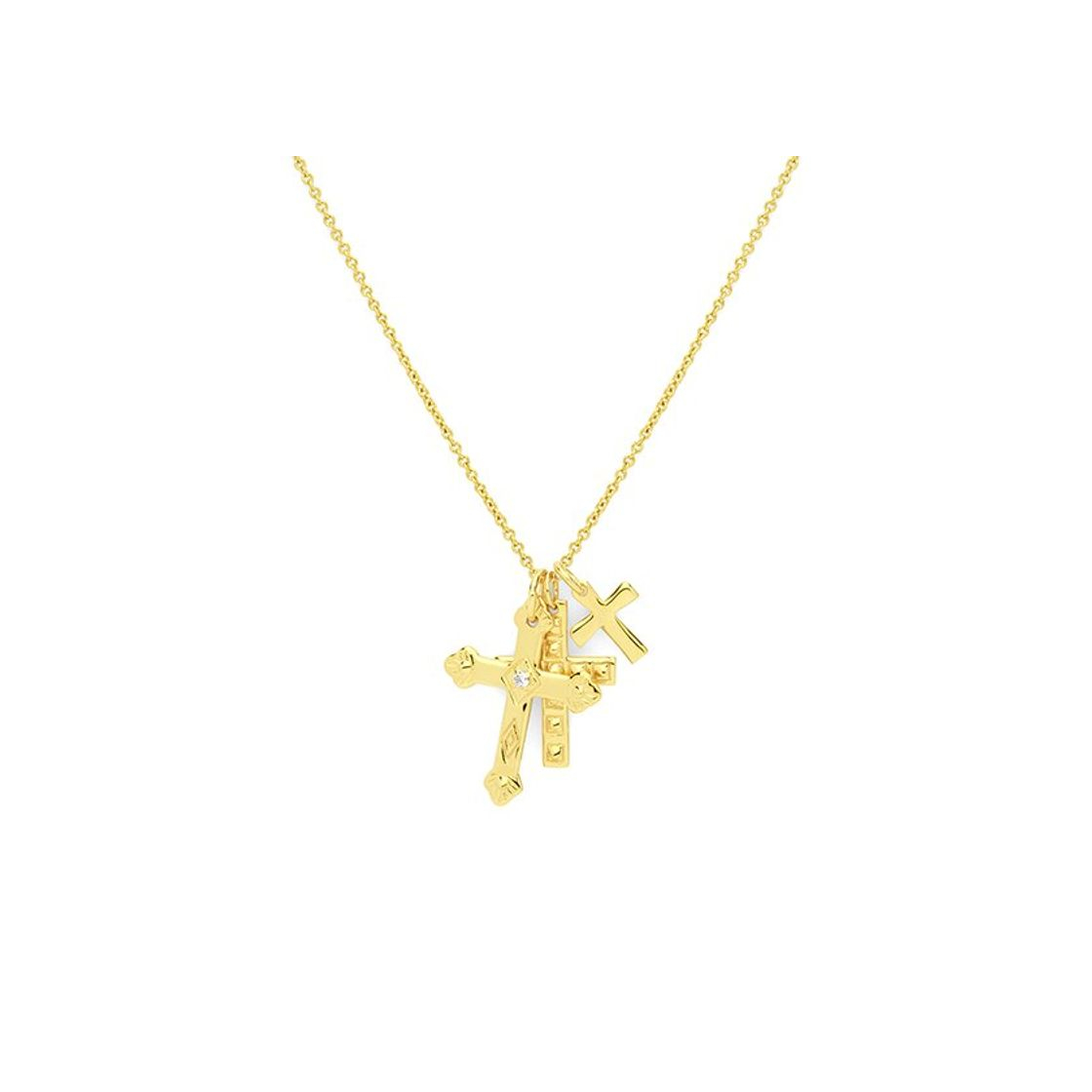 Product MULTI CROSS NECKLACE