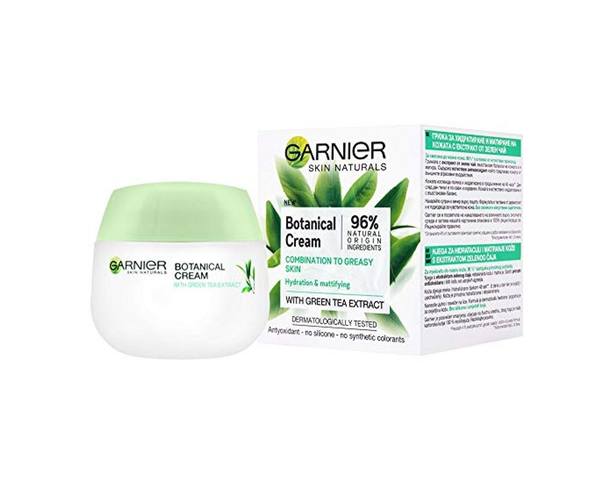 Social Garnier Skin Naturals Crema facial botánica con té verde para combinación de