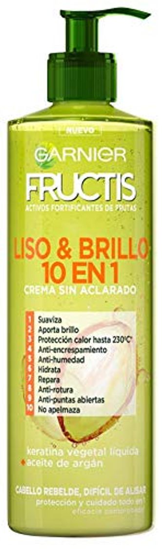 Producto FRUCTIS LISO & BRILLO 10 EN 1 crema sin aclarado 400 ml