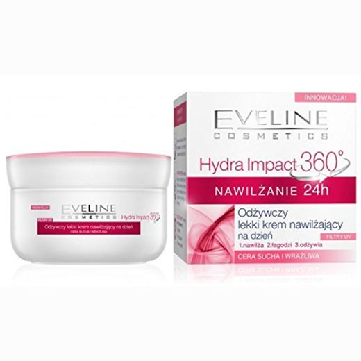 Eveline Hydra Impact 360° Crema de día nutritiva ligera 50ml