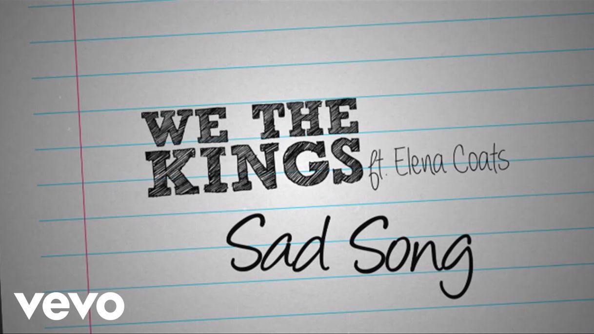 Canción Sad Song (feat. Elena Coats)