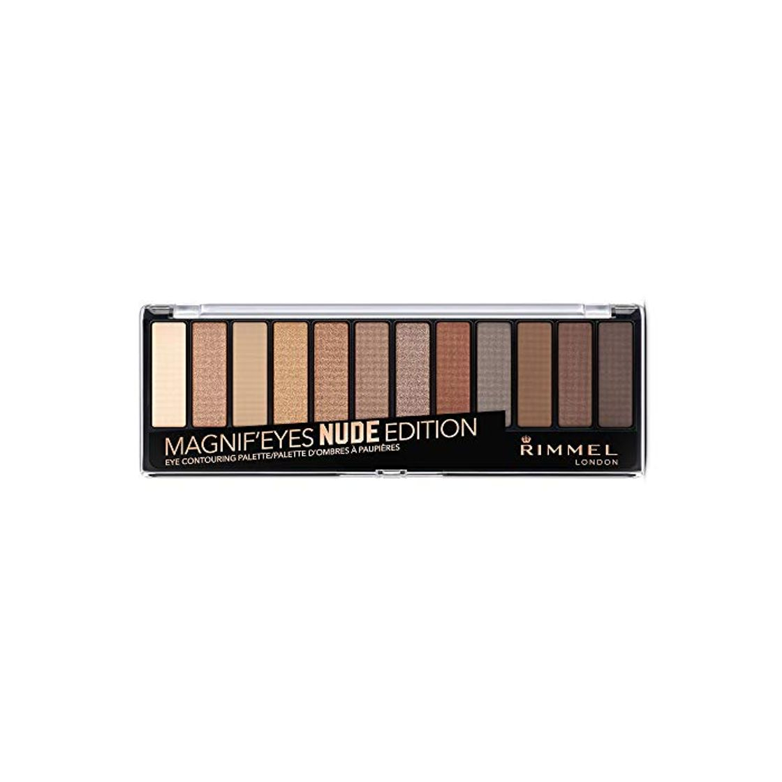 Beauty Rimmel London Magnifeyes Palette Nude Edition Paleta de Sombras Tono 1-100 gr