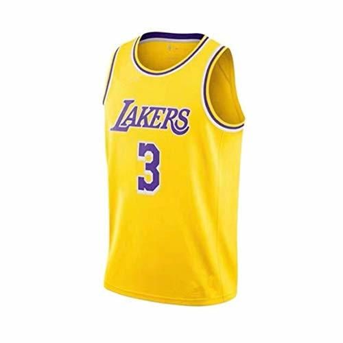NBA Anthony Davis 3 Los Angeles Lakers sin Mangas de la Camiseta
