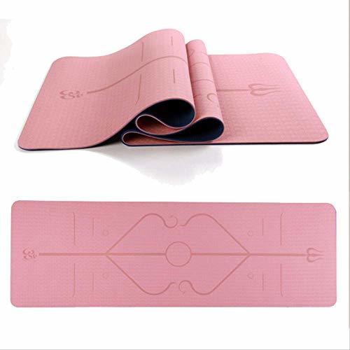 Productos Ejercicio Mate para el hogar, antideslizante 6mm grueso Tpe Yoga Mat para