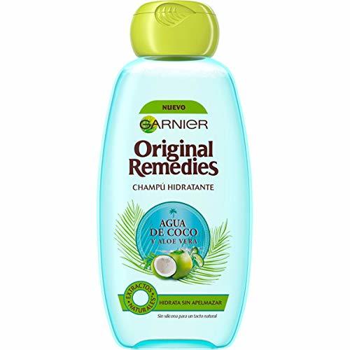 Belleza Garnier Original Remedies Agua de Coco y Aloe Vera Champú Hidratante