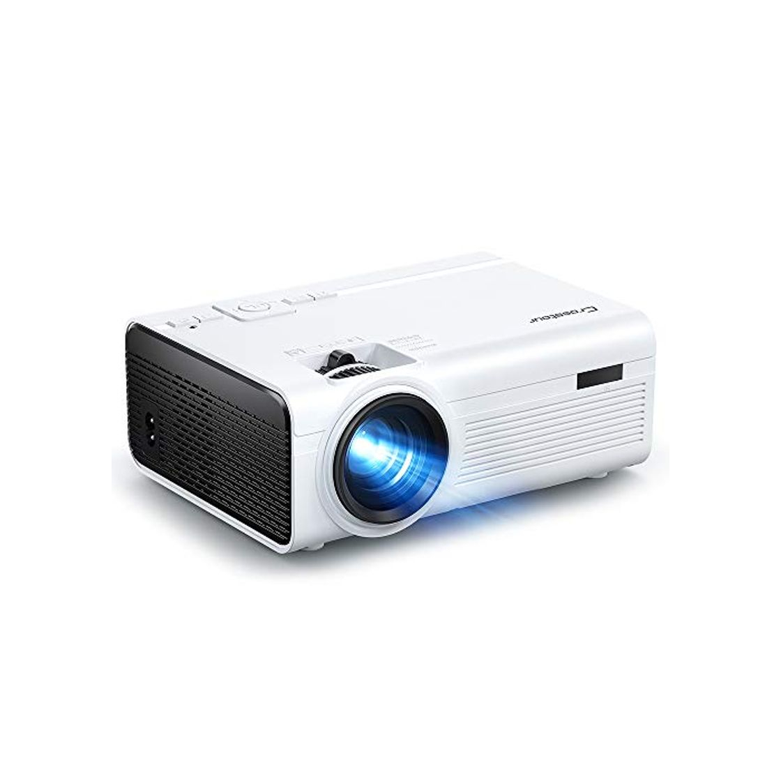Social Crosstour Mini Proyector Portátil HD LED Soporte 1080P Vídeo Proyector Lampara con