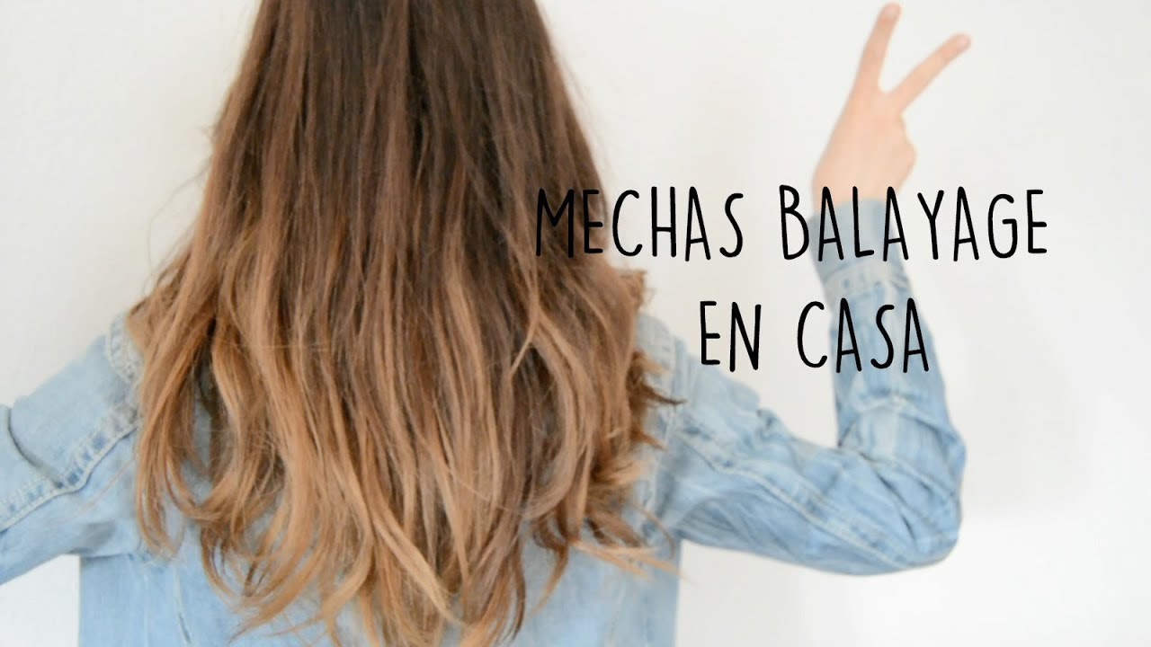 Fashion Tutorial: Mechas Balayage en casa. Paso a paso - YouTube