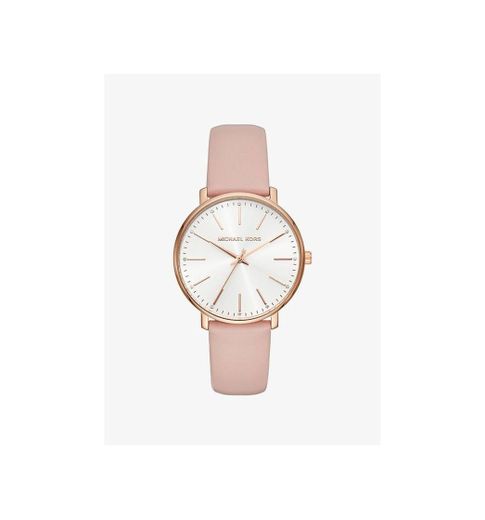 Pyper Rose Gold-tone Leather Watch