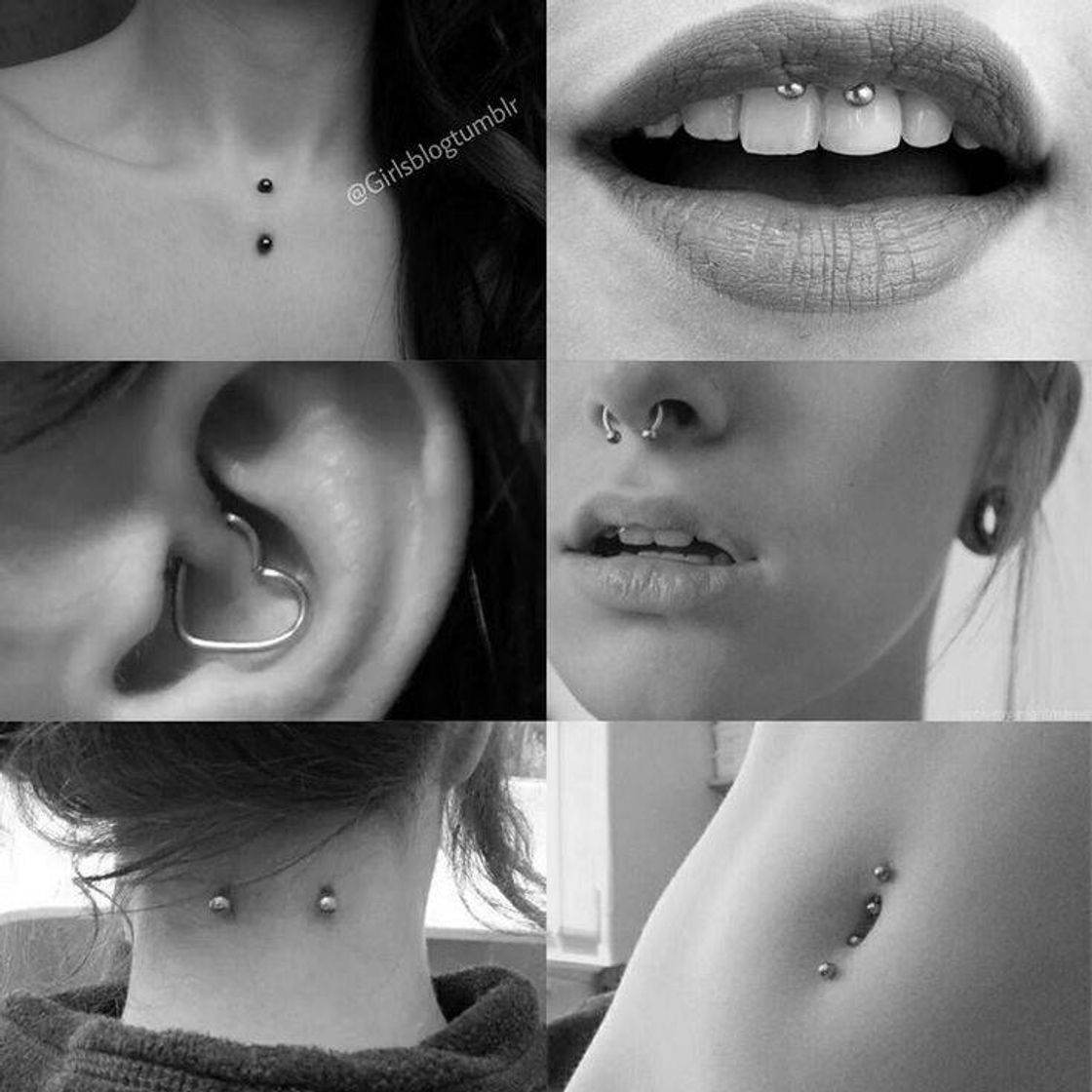 Moda Piercing para várias áreas do corpo 