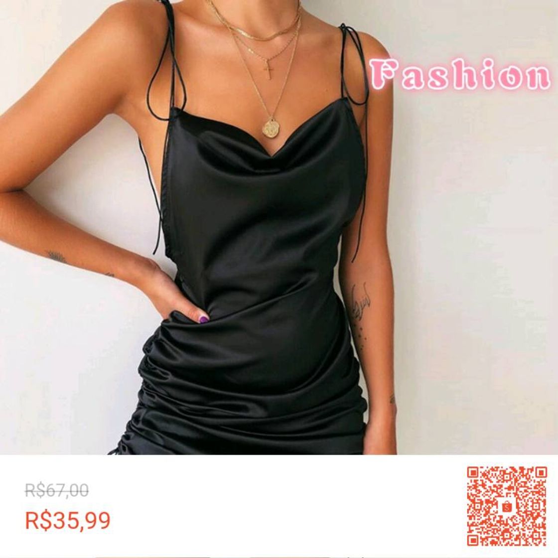 Vestido alcinha blogueira 
