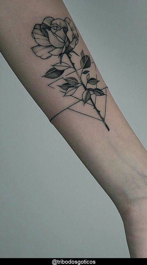 Moda Tatuagem de flor 