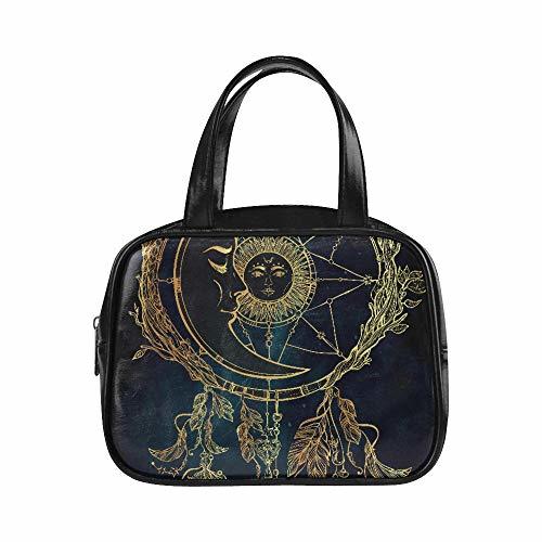 Product Plsdx Bolso casual para mujer Dream Catcher adornado con sol y luna