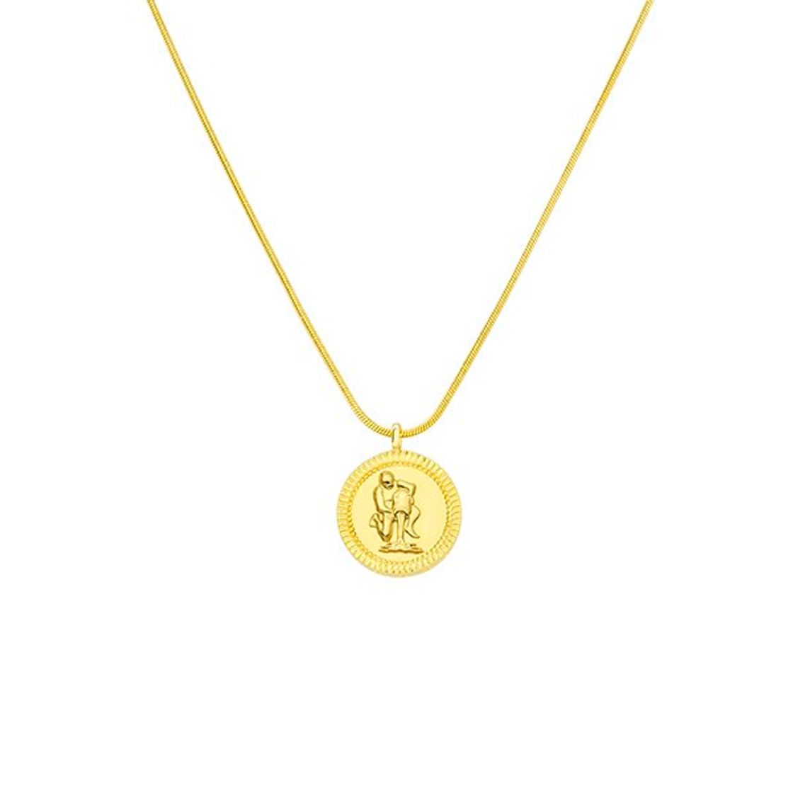 Moda HOROSCOPE AQUARIUS NECKLACE - Maria Pascual Shop