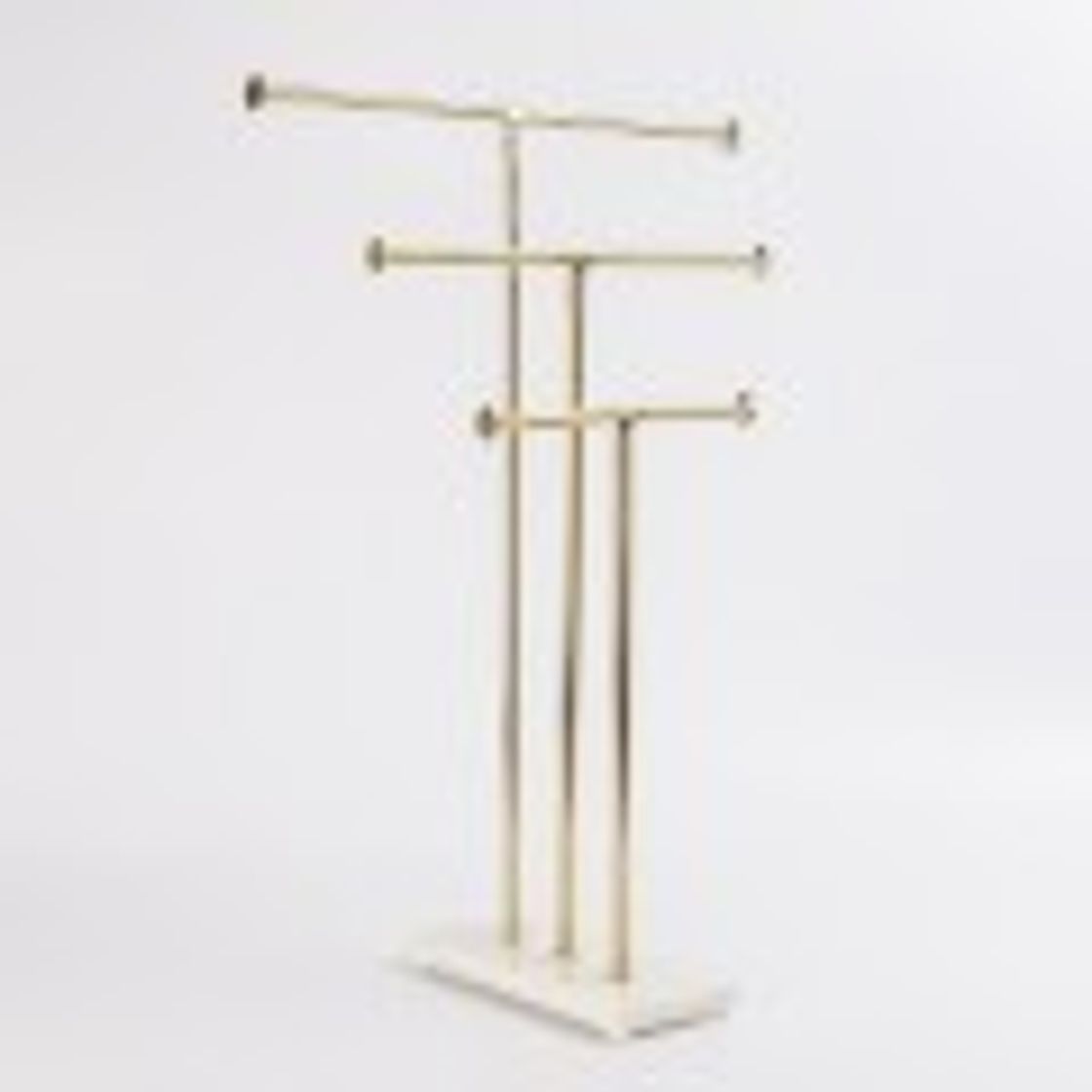 Social Expositor Bisuteria 3 Niveles Base Marmol DECORACION Dorado