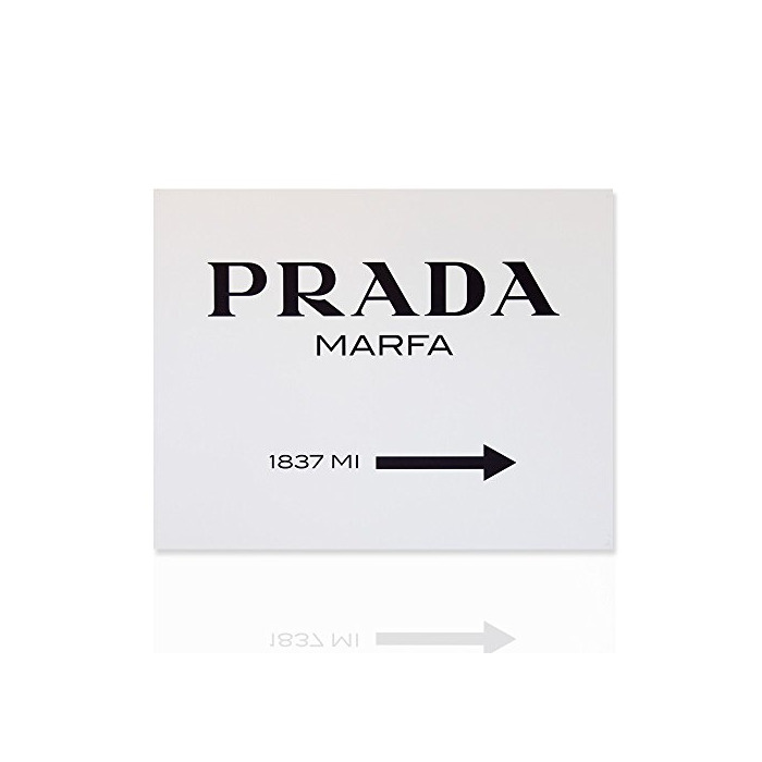 Producto Pintado Prada Marfa Gossip Girl - Clásico color blanco y negro -