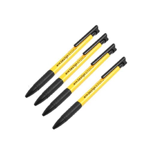 4 Pcs Amarelo preto Auto Bloquear Barrel borracha aperto 0