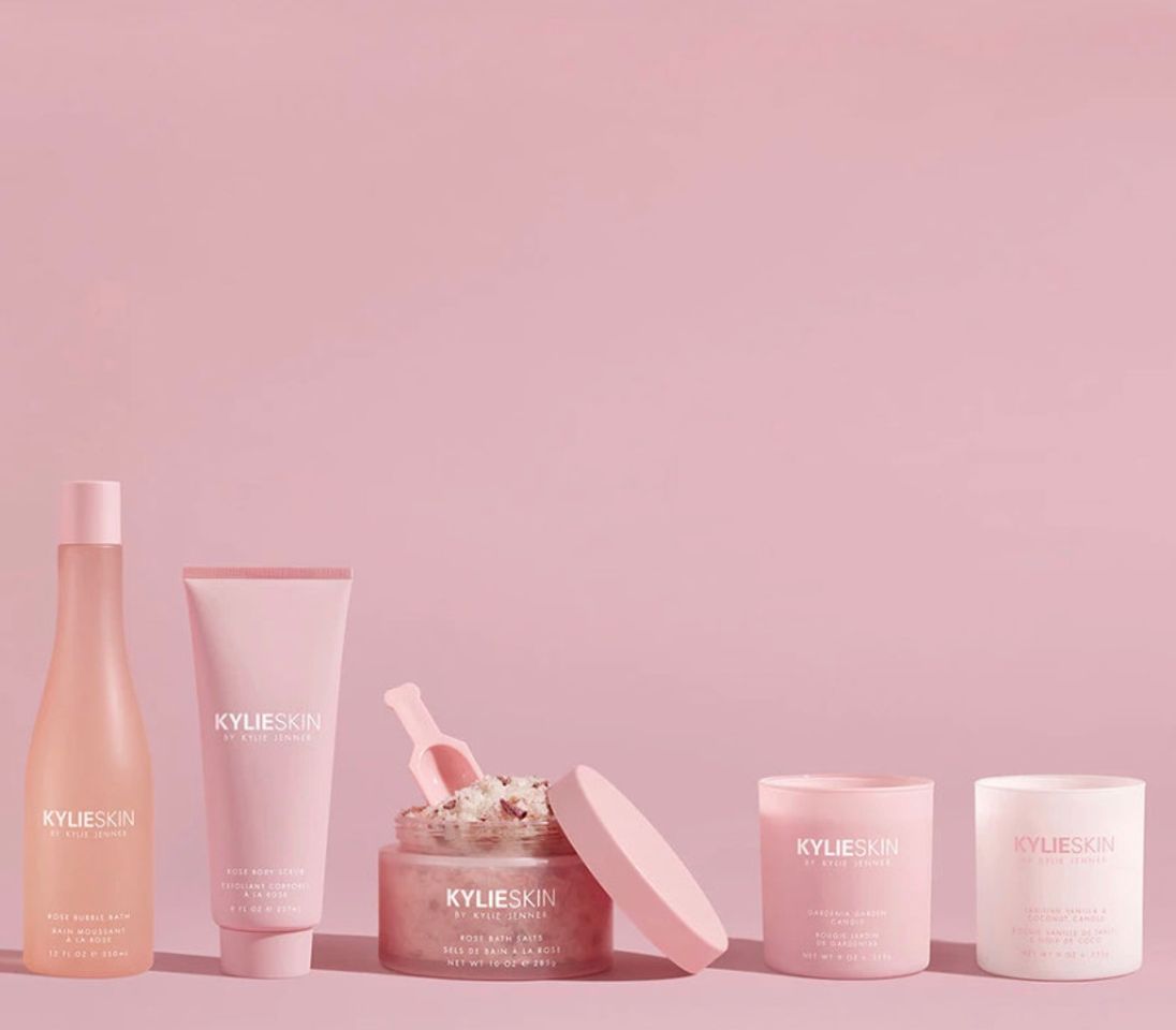 Social Full Rose Bath Collection Bundle | Kylie Skin
