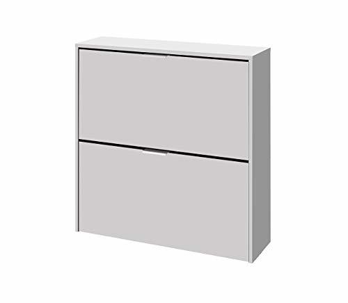 Elemento de la categoría hogar Habitdesign 007873O - Zapatero 2 puertas, zapatero estrecho acabado en color Blanco,