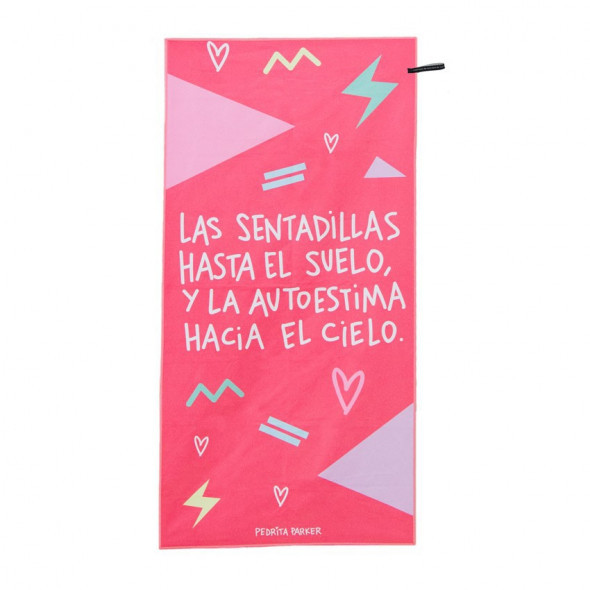  Toalla Microfibra Rosa Sentadillas