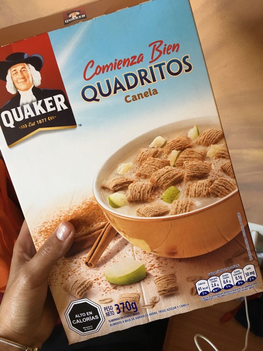 Fashion Cereal Quadritos Avena Sabor Canela Quaker | Lider.cl