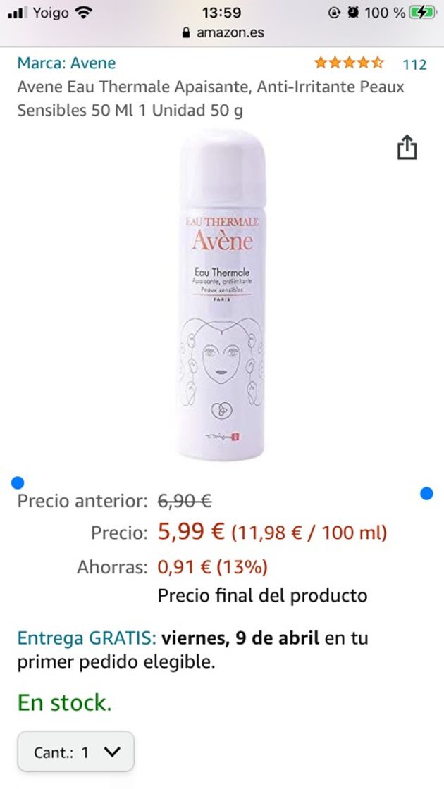 Fashion Eau Thermale Avène