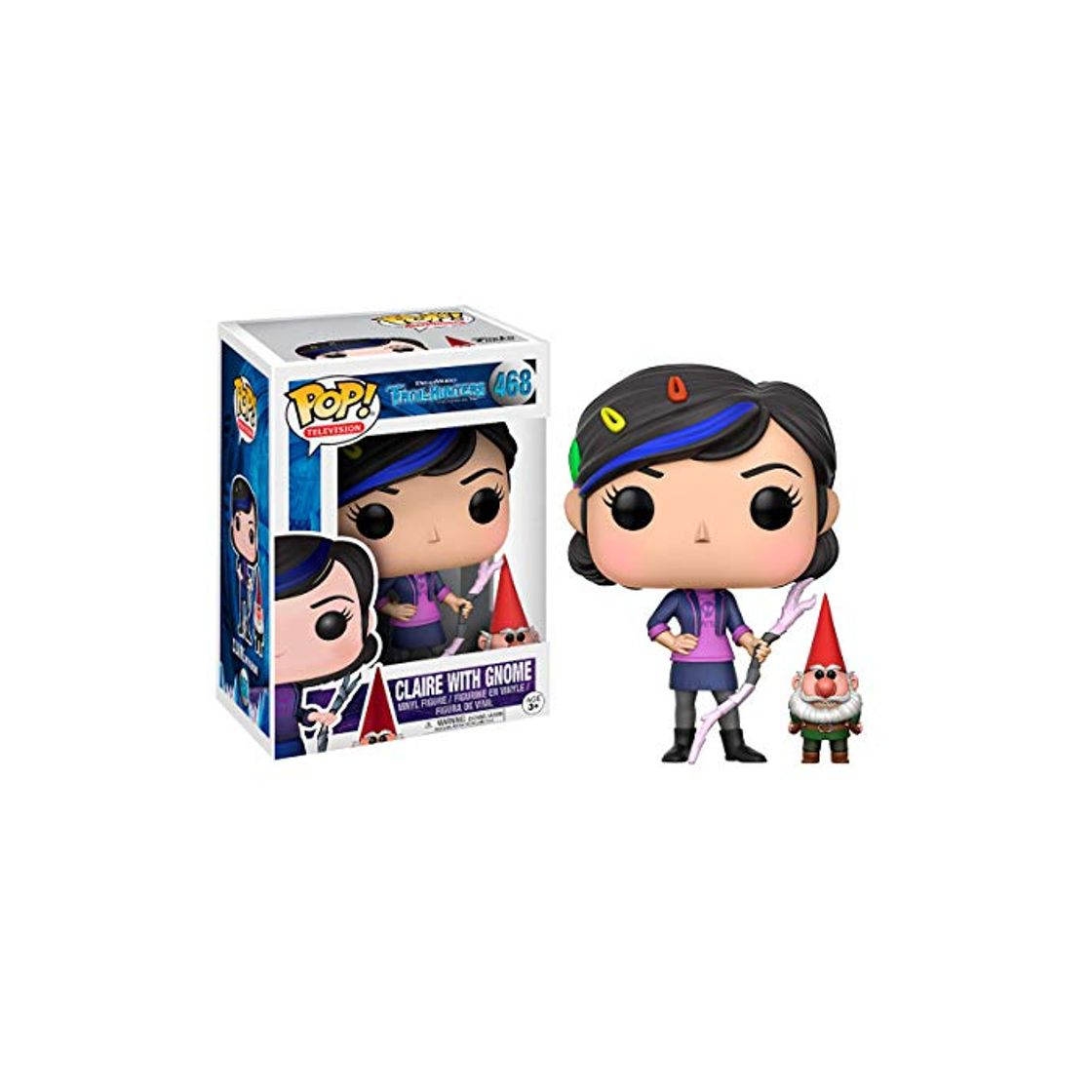 Product Figura Pop! Vinyl Trollhunters Claire with GNOME