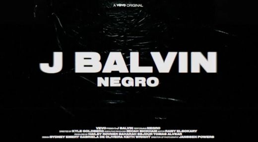 J. Balvin - Negro 🖤