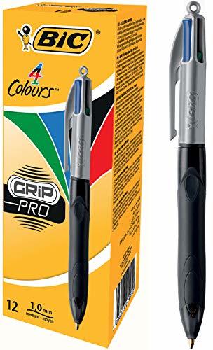 Producto BIC Grip Pro 4 Colours - Pack de 12 bolígrafos con zona