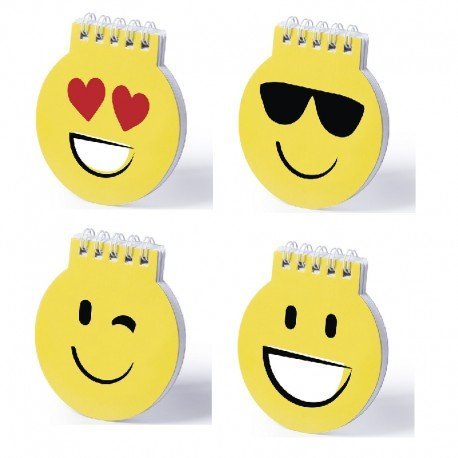 Producto Lote de 20 Libretas Emoticonos Emojis - Libreta de divertidos diseños emoji