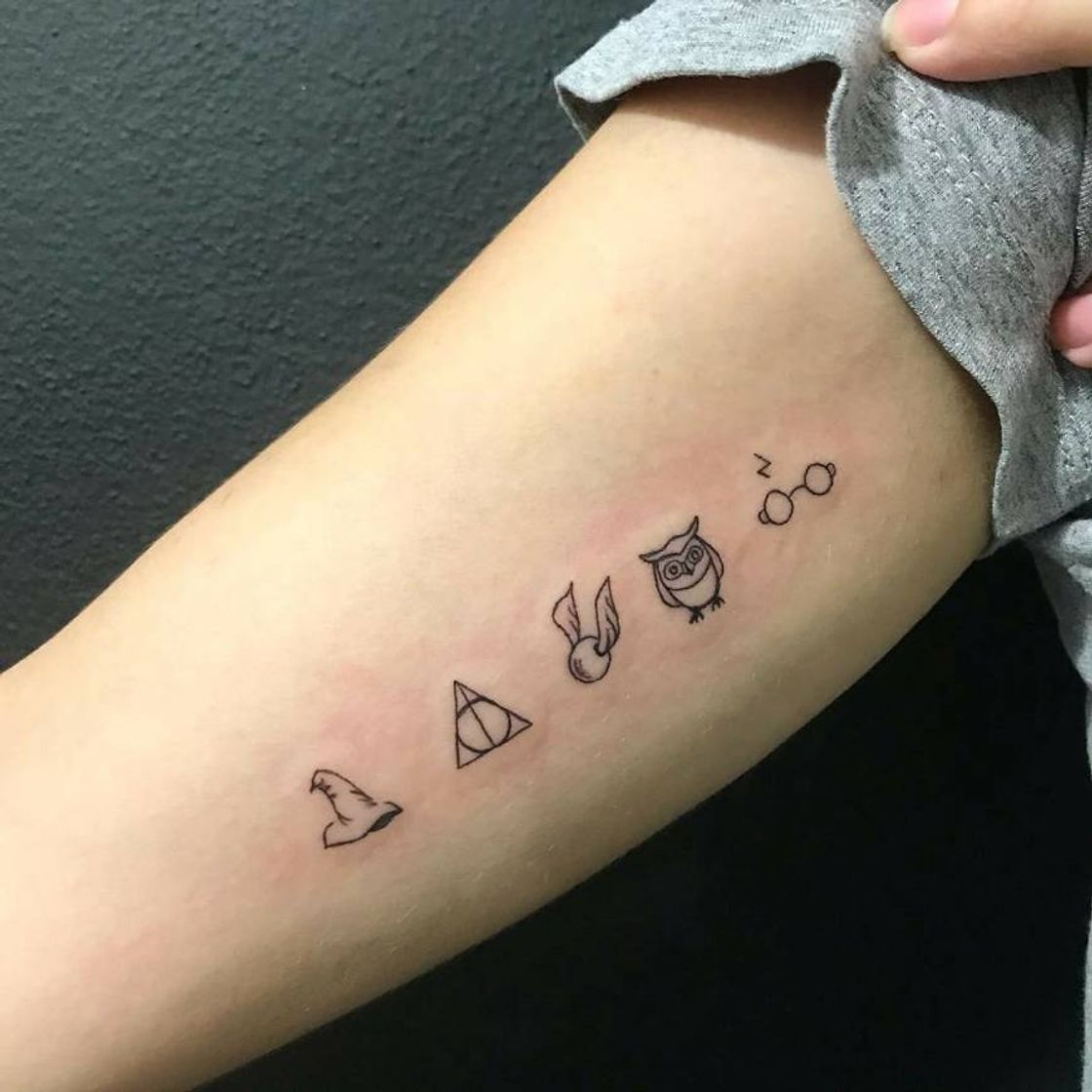 Moda Tatuagem para os fãs de HP 