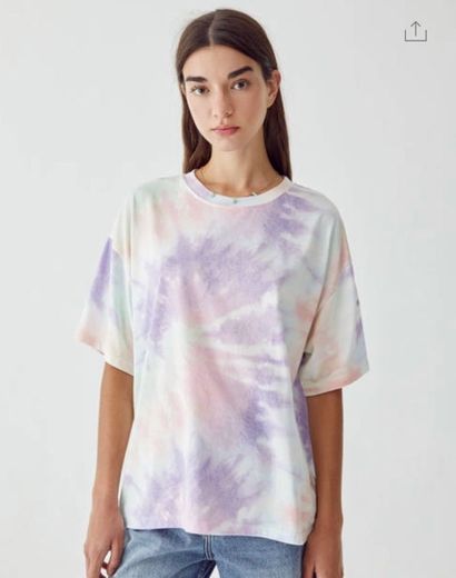 Camiseta tie dye multicolor