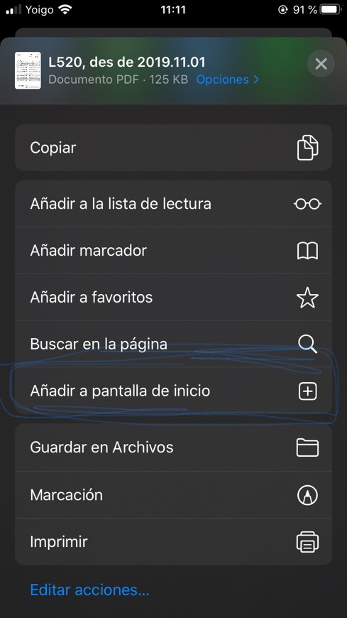 Fashion Añadir archivos pdf en la pantalla principal, como una app +