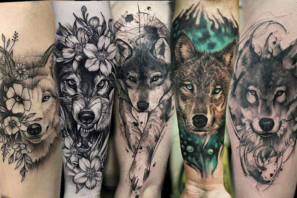 Moda Tatuagem de Lobo 