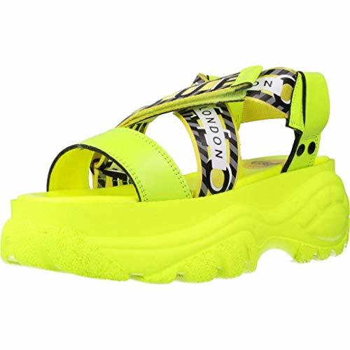 Buffalo Sandalias Chanclas Mujer 1501039 para Mujer Amarillo 37 EU