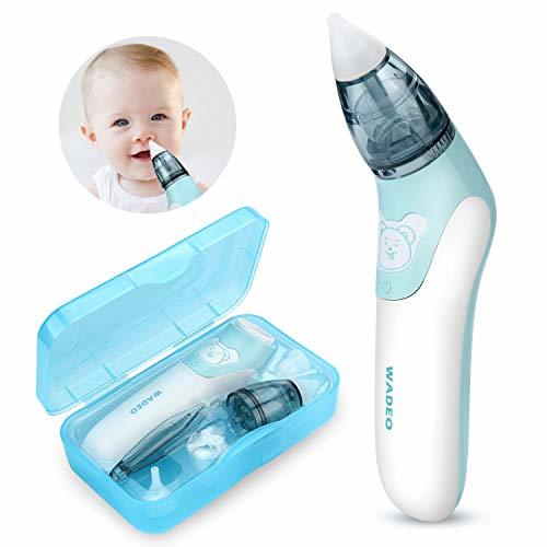 Product WADEO Aspirador Nasal Bebes Electrico Limpiar Nariz Bebe Limpiador de Nariz Mocos