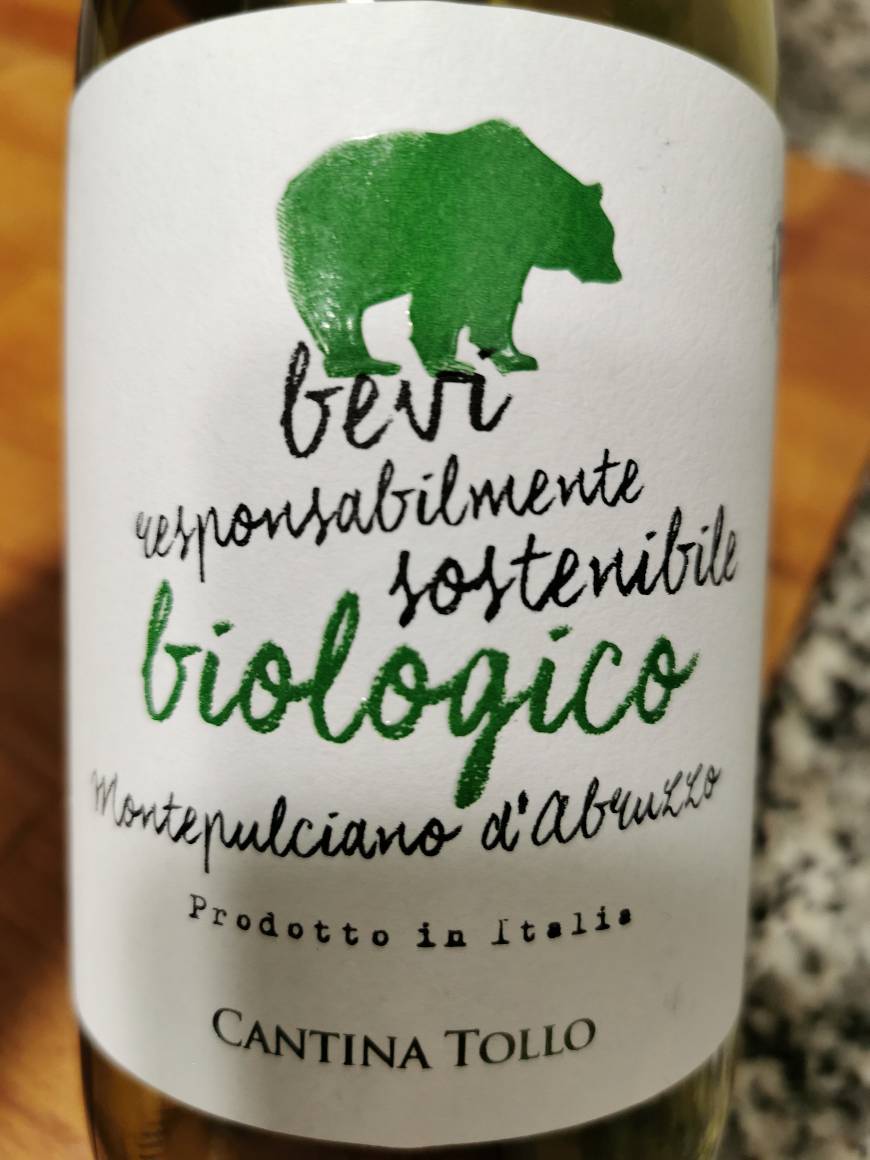 Producto Montepulciano d'abruzzo biológico