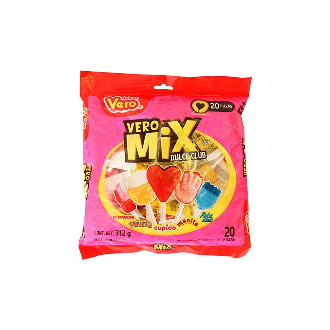 Producto Paletas mix vero