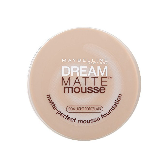 Belleza Maybelline Dream Matte Mousse Foundation 004 Light Porcelain 18ml by Maybelline