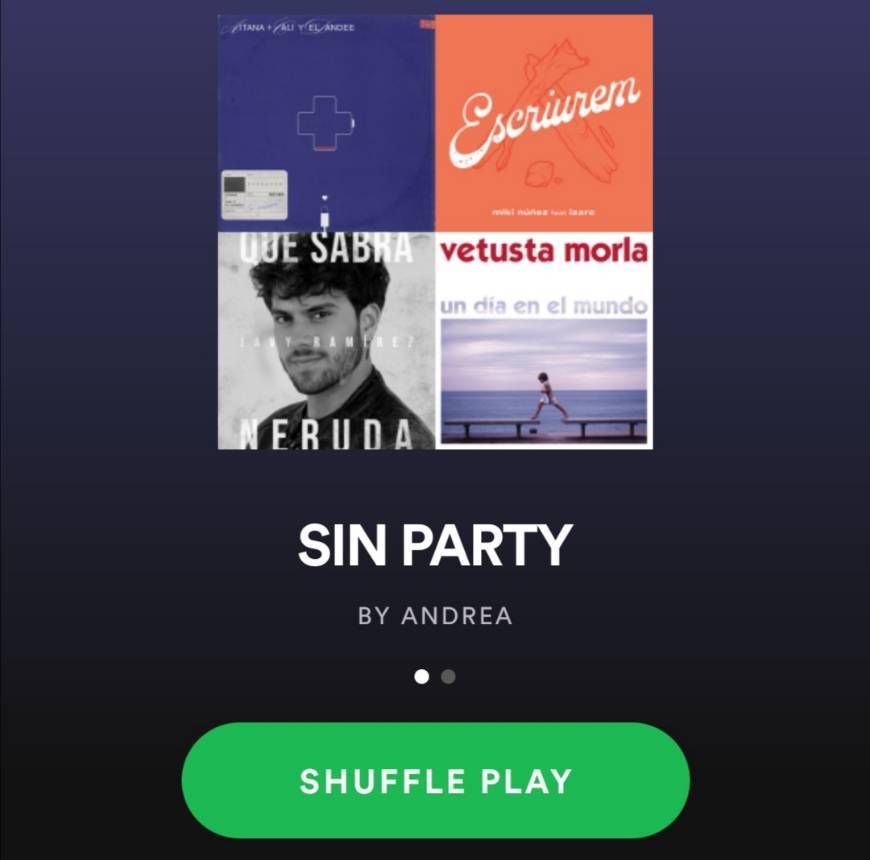 Canción SIN PARTY