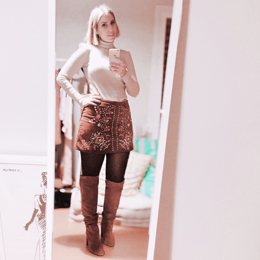 Social Botas de ante marrones Stradivarius 