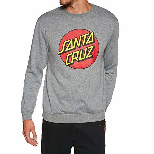 Moda Sudadera Santa Cruz - Classic Dot gris talla: M