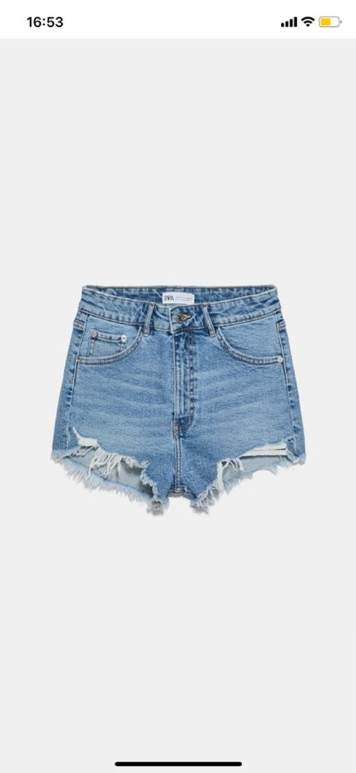 Fashion Shorts tiro alto Zara