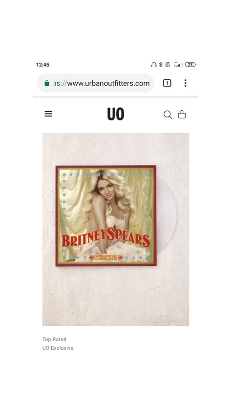 Product Vinilo album circus de Britney Spears 